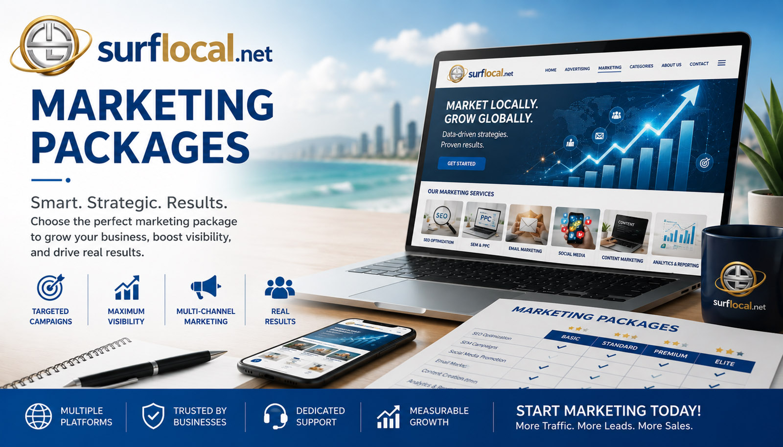 Surflocal 2026 marketing pricing overview